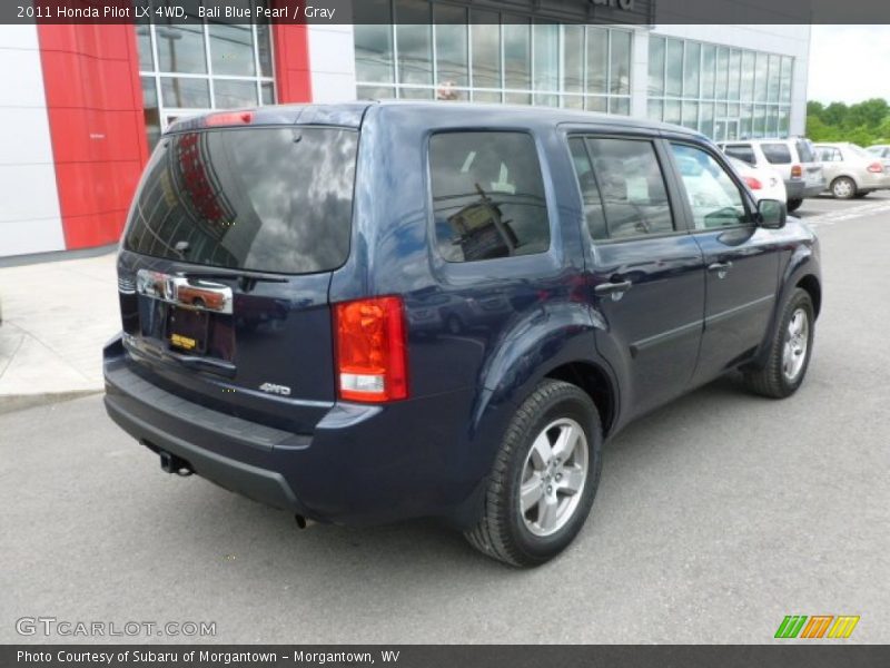 Bali Blue Pearl / Gray 2011 Honda Pilot LX 4WD