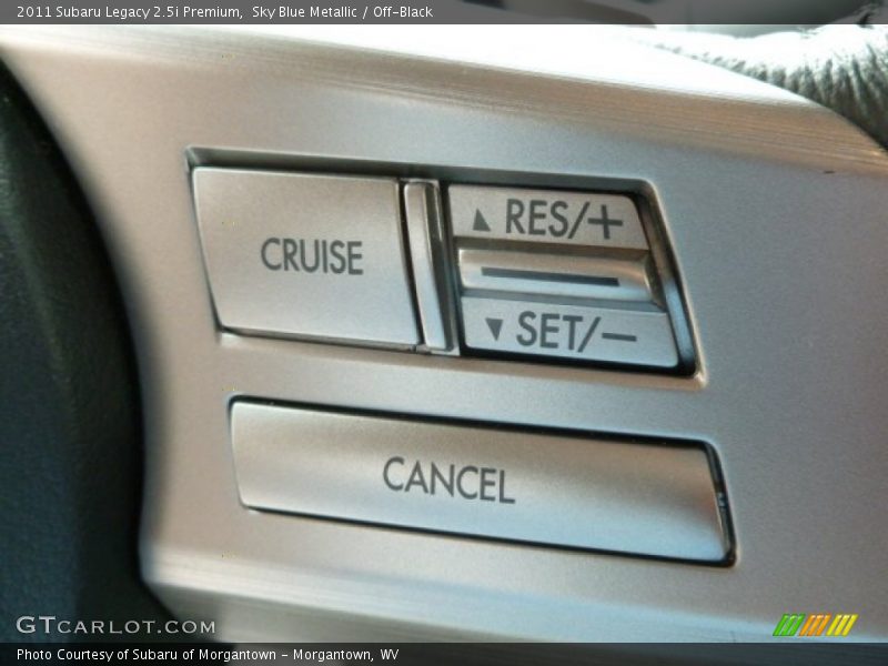 Controls of 2011 Legacy 2.5i Premium