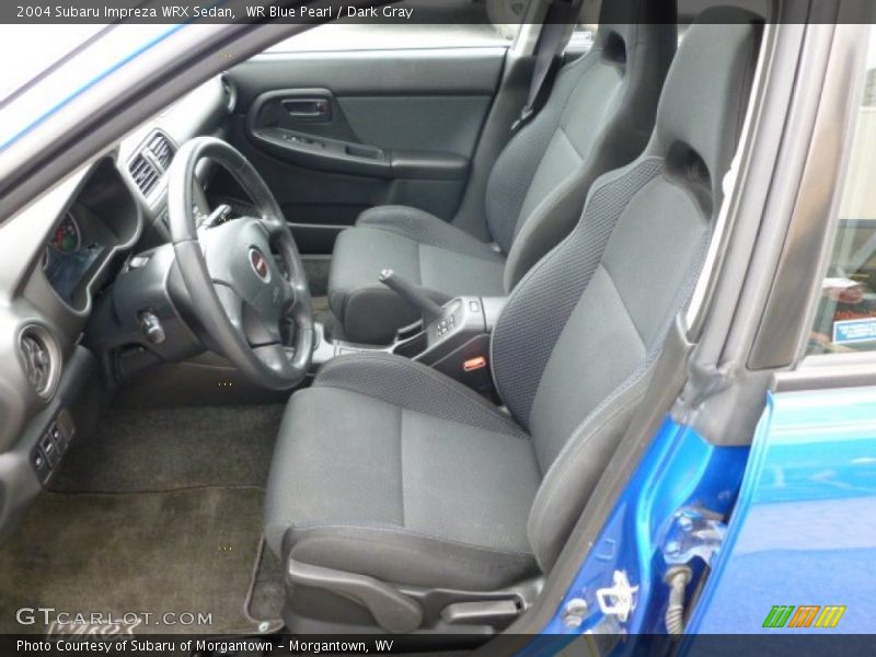  2004 Impreza WRX Sedan Dark Gray Interior