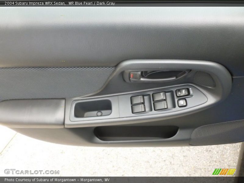 WR Blue Pearl / Dark Gray 2004 Subaru Impreza WRX Sedan