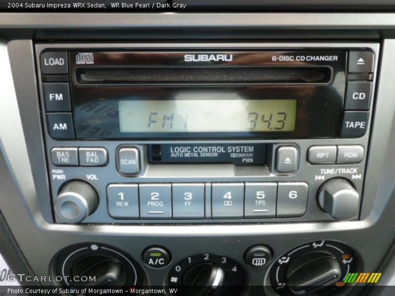 Audio System of 2004 Impreza WRX Sedan