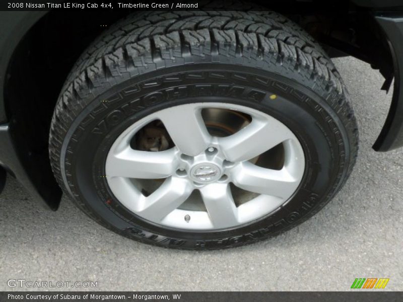 Timberline Green / Almond 2008 Nissan Titan LE King Cab 4x4