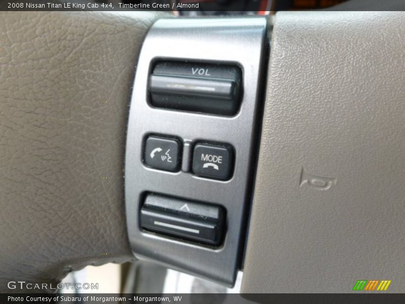 Timberline Green / Almond 2008 Nissan Titan LE King Cab 4x4