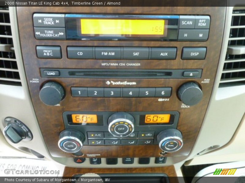 Timberline Green / Almond 2008 Nissan Titan LE King Cab 4x4