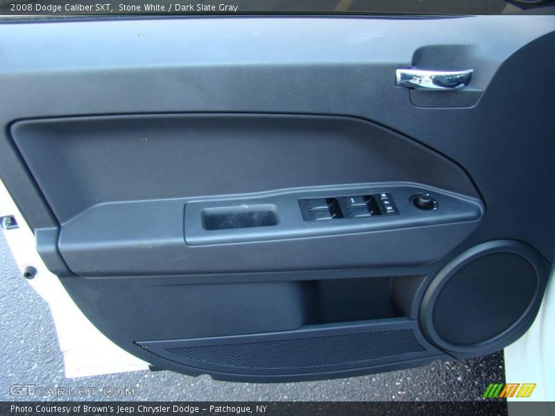Stone White / Dark Slate Gray 2008 Dodge Caliber SXT
