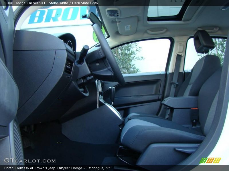 Stone White / Dark Slate Gray 2008 Dodge Caliber SXT