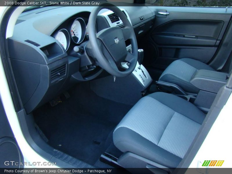 Stone White / Dark Slate Gray 2008 Dodge Caliber SXT