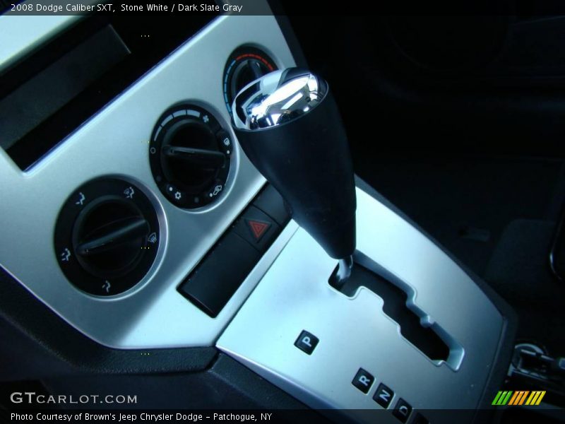 Stone White / Dark Slate Gray 2008 Dodge Caliber SXT