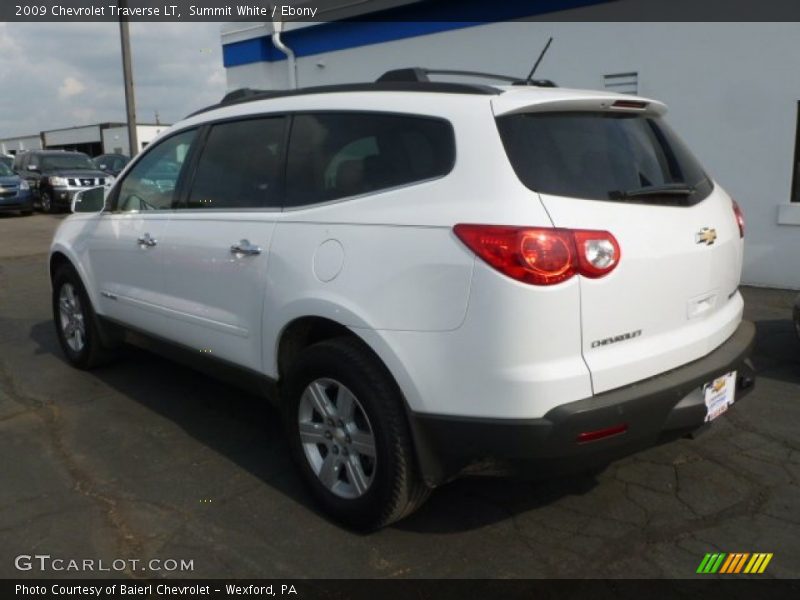 Summit White / Ebony 2009 Chevrolet Traverse LT