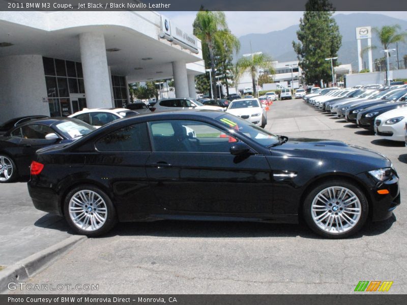 Jet Black / Black Novillo Leather 2011 BMW M3 Coupe