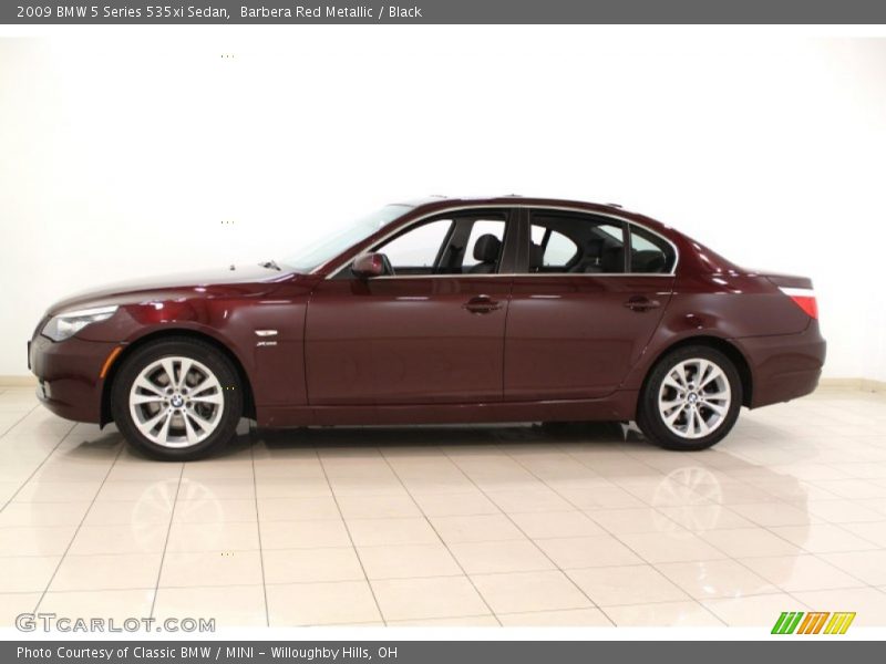  2009 5 Series 535xi Sedan Barbera Red Metallic