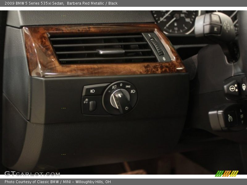 Barbera Red Metallic / Black 2009 BMW 5 Series 535xi Sedan