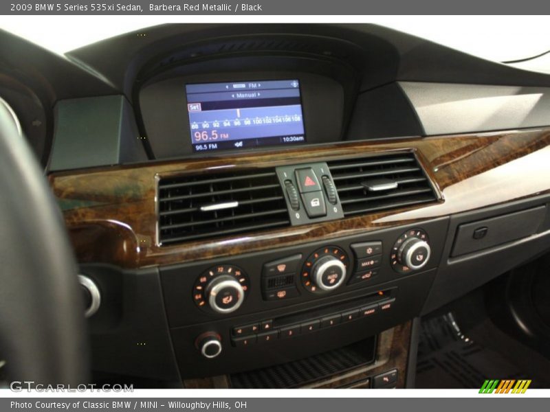 Barbera Red Metallic / Black 2009 BMW 5 Series 535xi Sedan