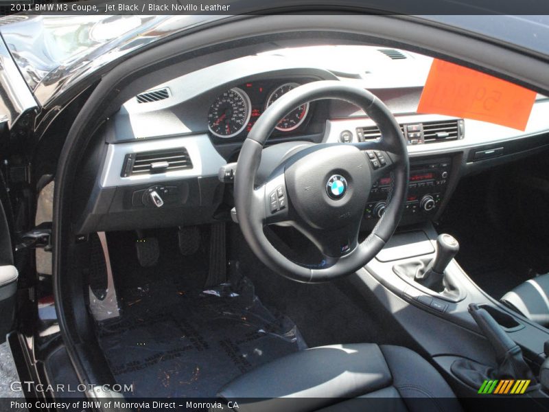 Jet Black / Black Novillo Leather 2011 BMW M3 Coupe