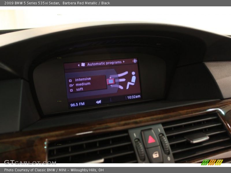Barbera Red Metallic / Black 2009 BMW 5 Series 535xi Sedan