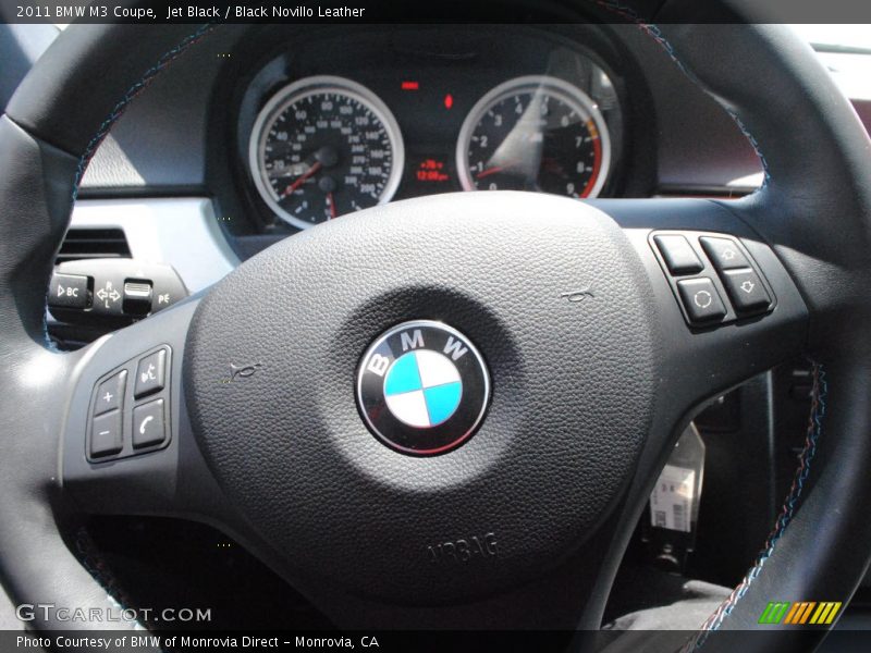 Jet Black / Black Novillo Leather 2011 BMW M3 Coupe