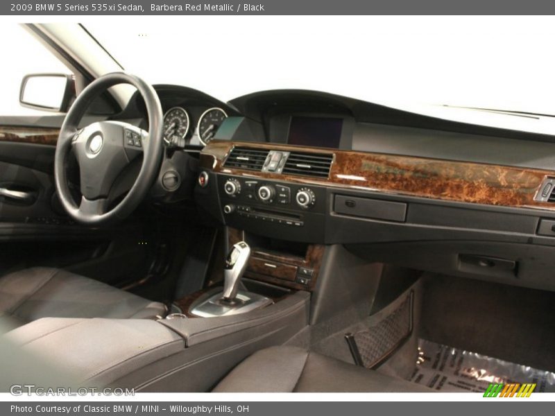Barbera Red Metallic / Black 2009 BMW 5 Series 535xi Sedan