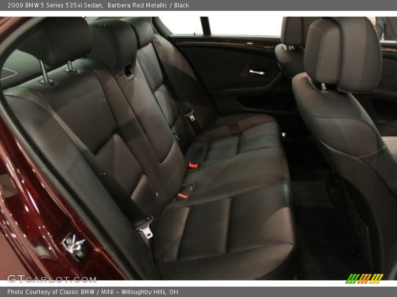 Barbera Red Metallic / Black 2009 BMW 5 Series 535xi Sedan