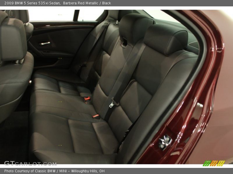 Barbera Red Metallic / Black 2009 BMW 5 Series 535xi Sedan