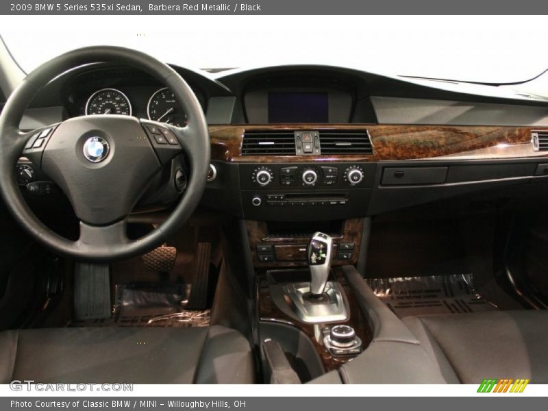 Barbera Red Metallic / Black 2009 BMW 5 Series 535xi Sedan