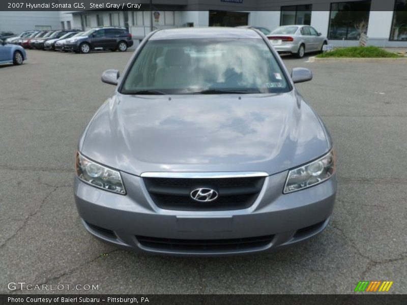 Steel Gray / Gray 2007 Hyundai Sonata GLS