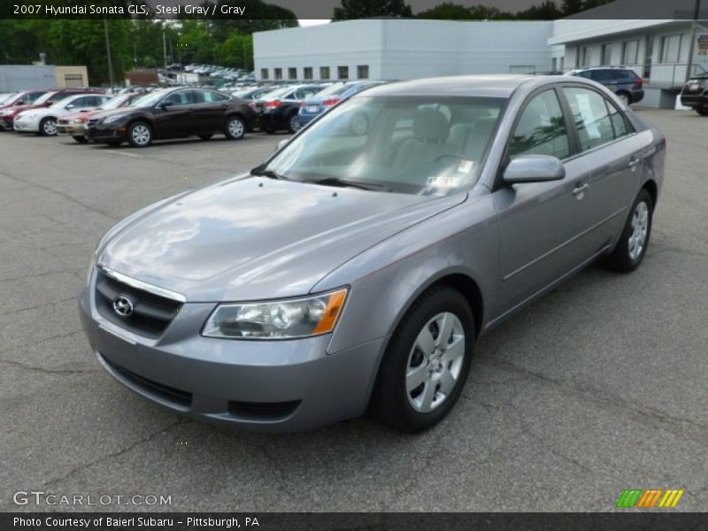 Steel Gray / Gray 2007 Hyundai Sonata GLS