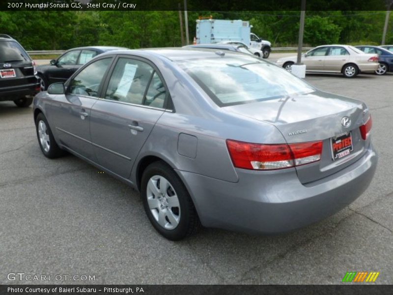 Steel Gray / Gray 2007 Hyundai Sonata GLS