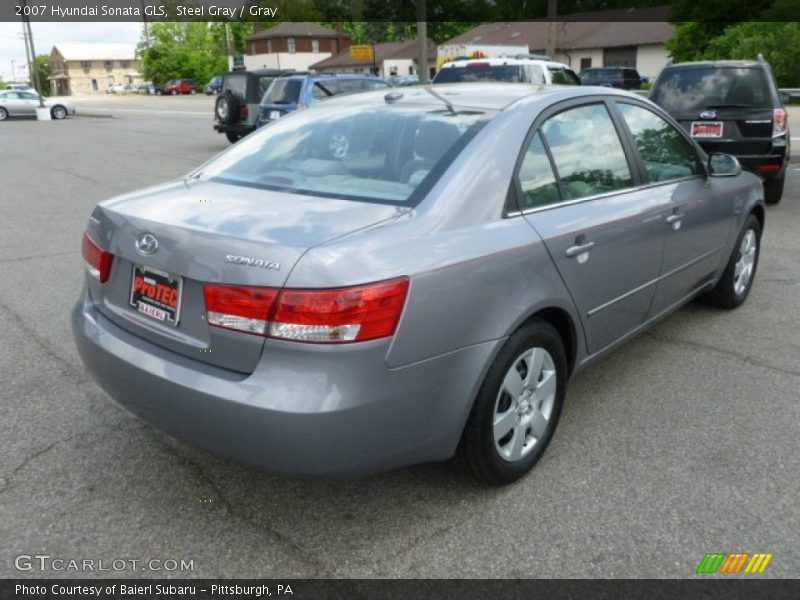 Steel Gray / Gray 2007 Hyundai Sonata GLS