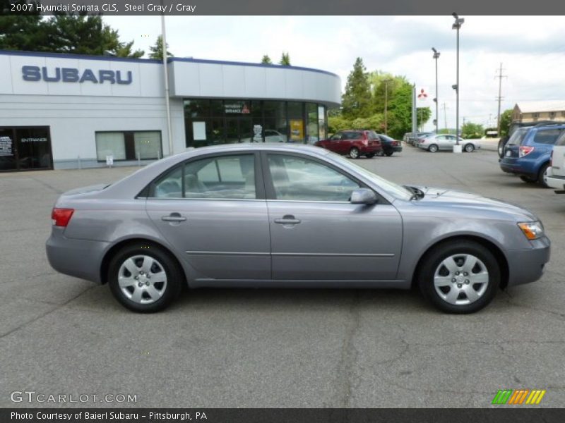 Steel Gray / Gray 2007 Hyundai Sonata GLS