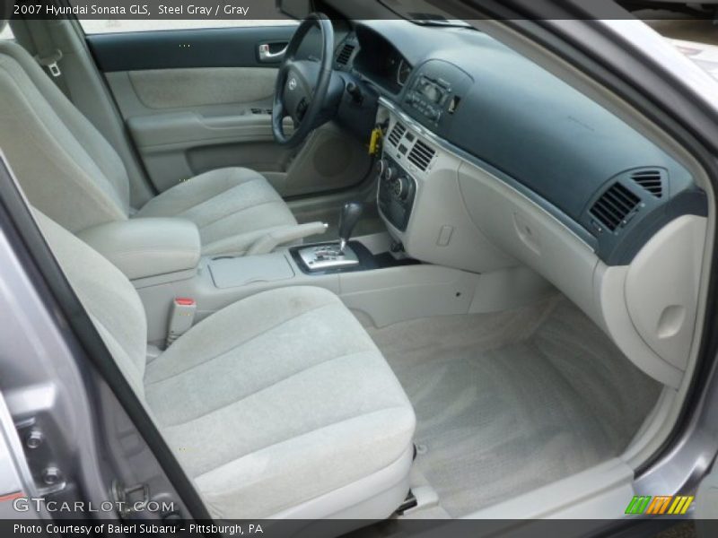 Steel Gray / Gray 2007 Hyundai Sonata GLS