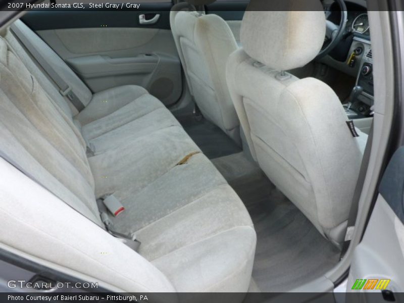 Steel Gray / Gray 2007 Hyundai Sonata GLS