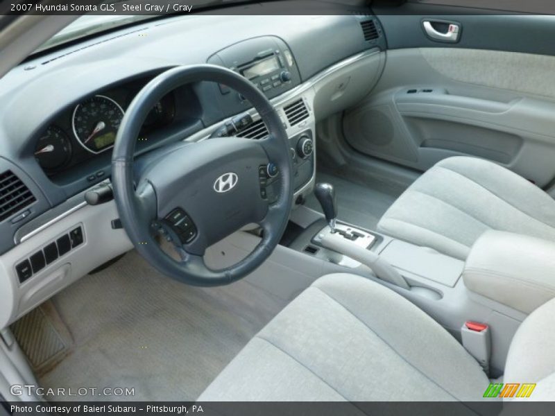 Steel Gray / Gray 2007 Hyundai Sonata GLS