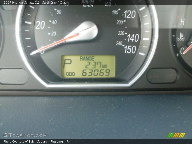 Steel Gray / Gray 2007 Hyundai Sonata GLS