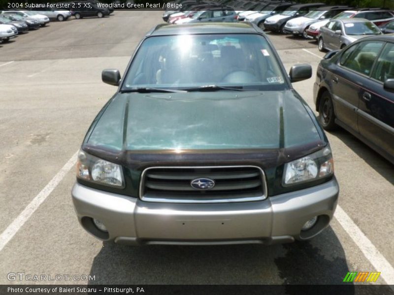 Woodland Green Pearl / Beige 2004 Subaru Forester 2.5 XS