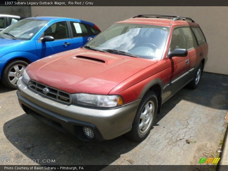 Rio Red / Grey 1997 Subaru Legacy Outback Wagon