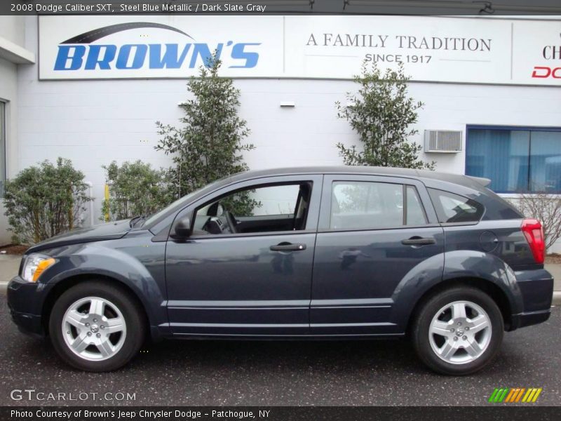 Steel Blue Metallic / Dark Slate Gray 2008 Dodge Caliber SXT