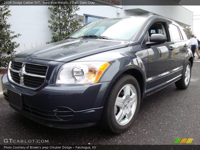 Steel Blue Metallic / Dark Slate Gray 2008 Dodge Caliber SXT