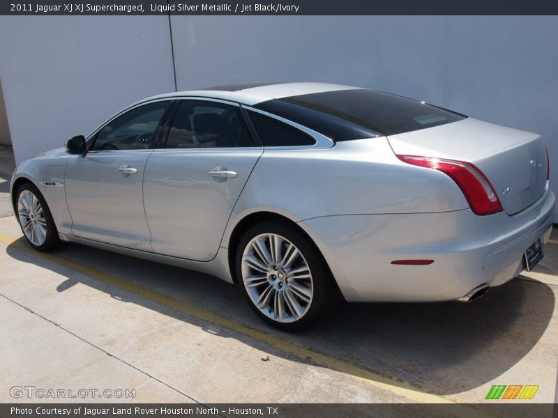 Liquid Silver Metallic / Jet Black/Ivory 2011 Jaguar XJ XJ Supercharged