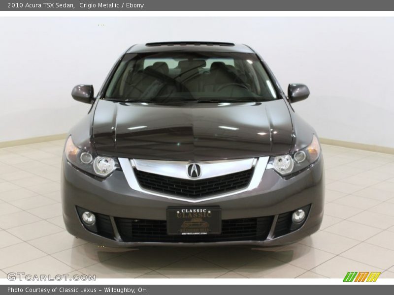 Grigio Metallic / Ebony 2010 Acura TSX Sedan