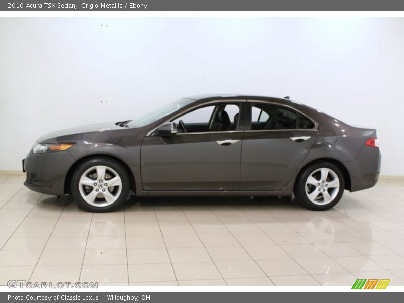 Grigio Metallic / Ebony 2010 Acura TSX Sedan