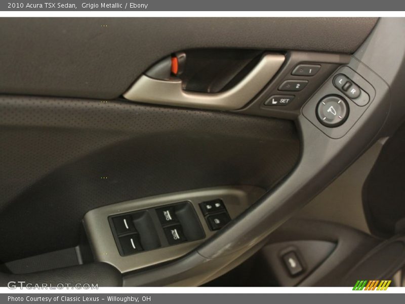 Grigio Metallic / Ebony 2010 Acura TSX Sedan