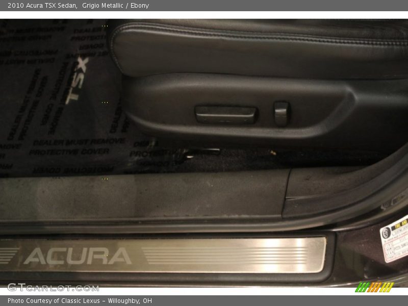 Grigio Metallic / Ebony 2010 Acura TSX Sedan