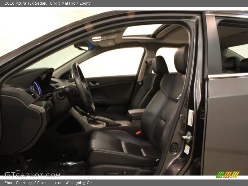 Grigio Metallic / Ebony 2010 Acura TSX Sedan