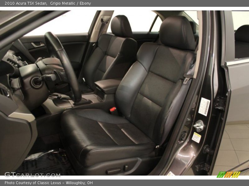 Grigio Metallic / Ebony 2010 Acura TSX Sedan