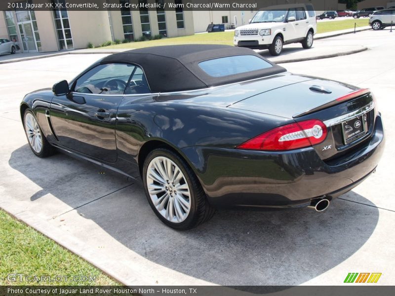 Stratus Grey Metallic / Warm Charcoal/Warm Charcoal 2011 Jaguar XK XK Convertible