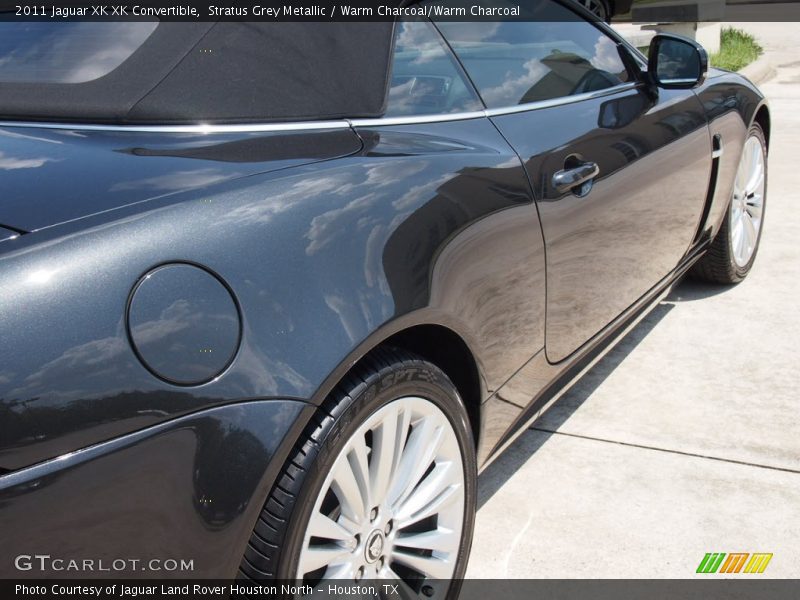 Stratus Grey Metallic / Warm Charcoal/Warm Charcoal 2011 Jaguar XK XK Convertible