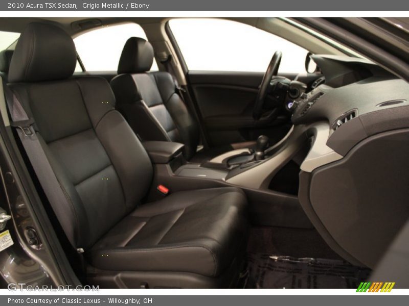 Grigio Metallic / Ebony 2010 Acura TSX Sedan