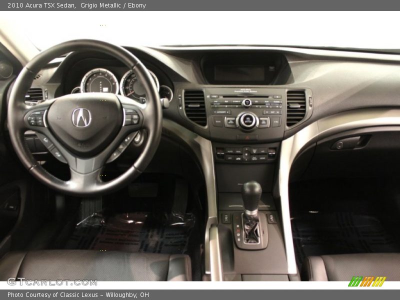 Grigio Metallic / Ebony 2010 Acura TSX Sedan
