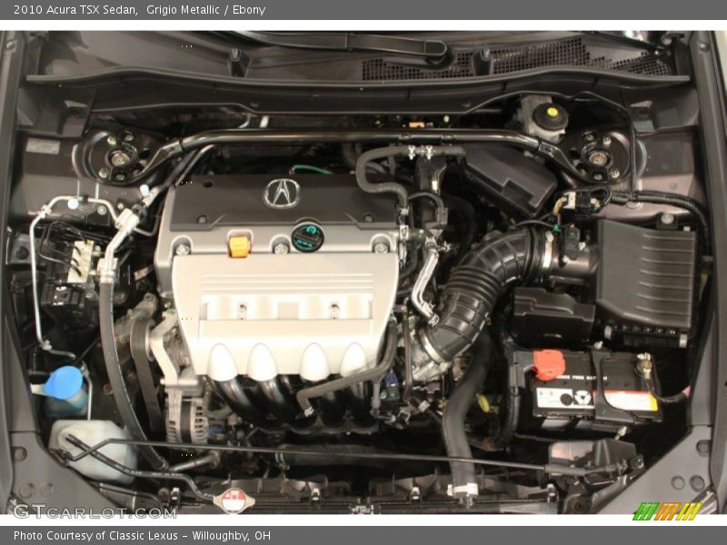 Grigio Metallic / Ebony 2010 Acura TSX Sedan