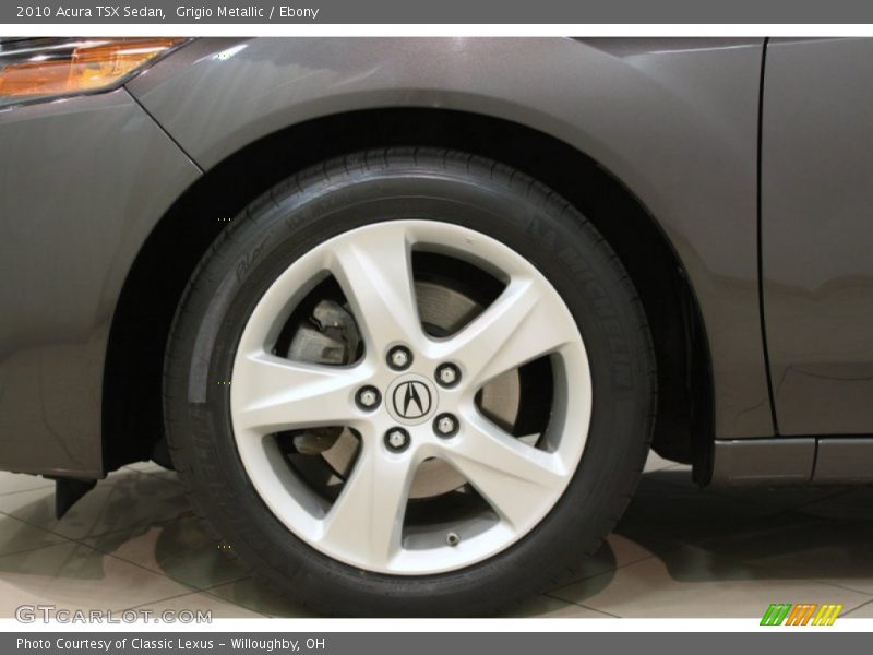 Grigio Metallic / Ebony 2010 Acura TSX Sedan